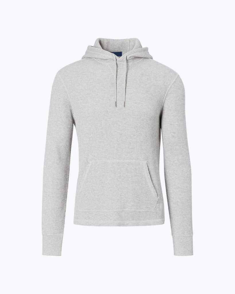 Waffle Cotton-Blend Hoodie